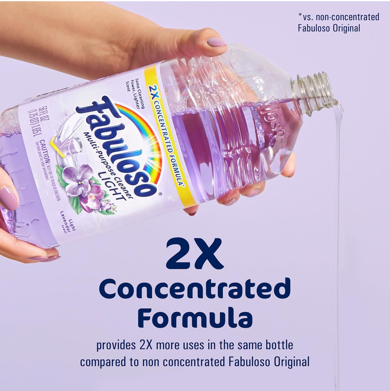 Fabuloso 2X Light Lavander Scent 56oz Cleaner