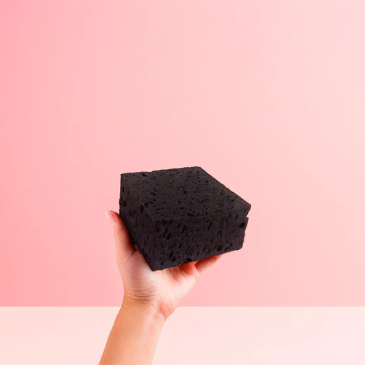 Square Black Block Porous Sponge