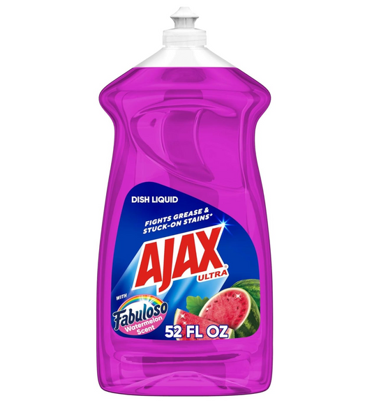 Ajax Ultra Dish Liquid Fabuloso Watermelon Scent 52oz