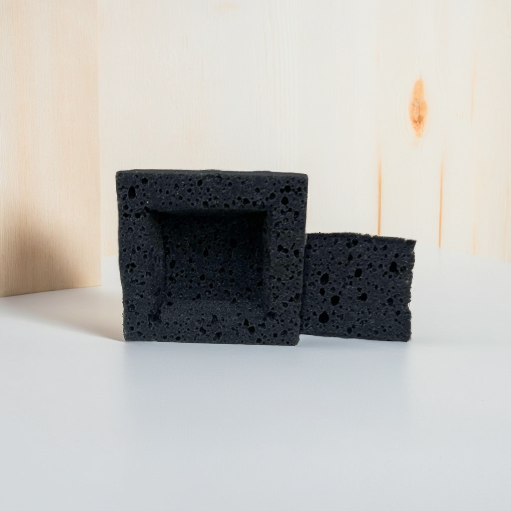 Square Boat on Square Porous Sponge