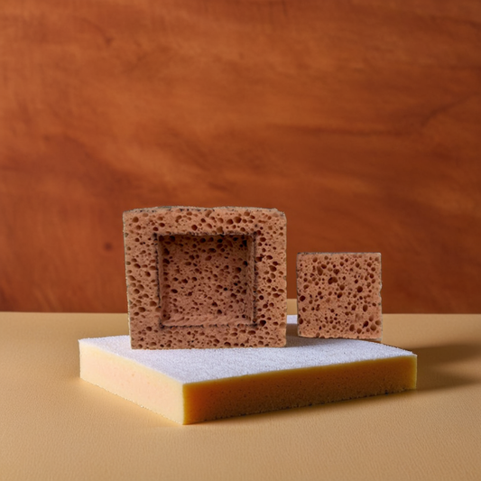 Square Boat on Square Porous Sponge